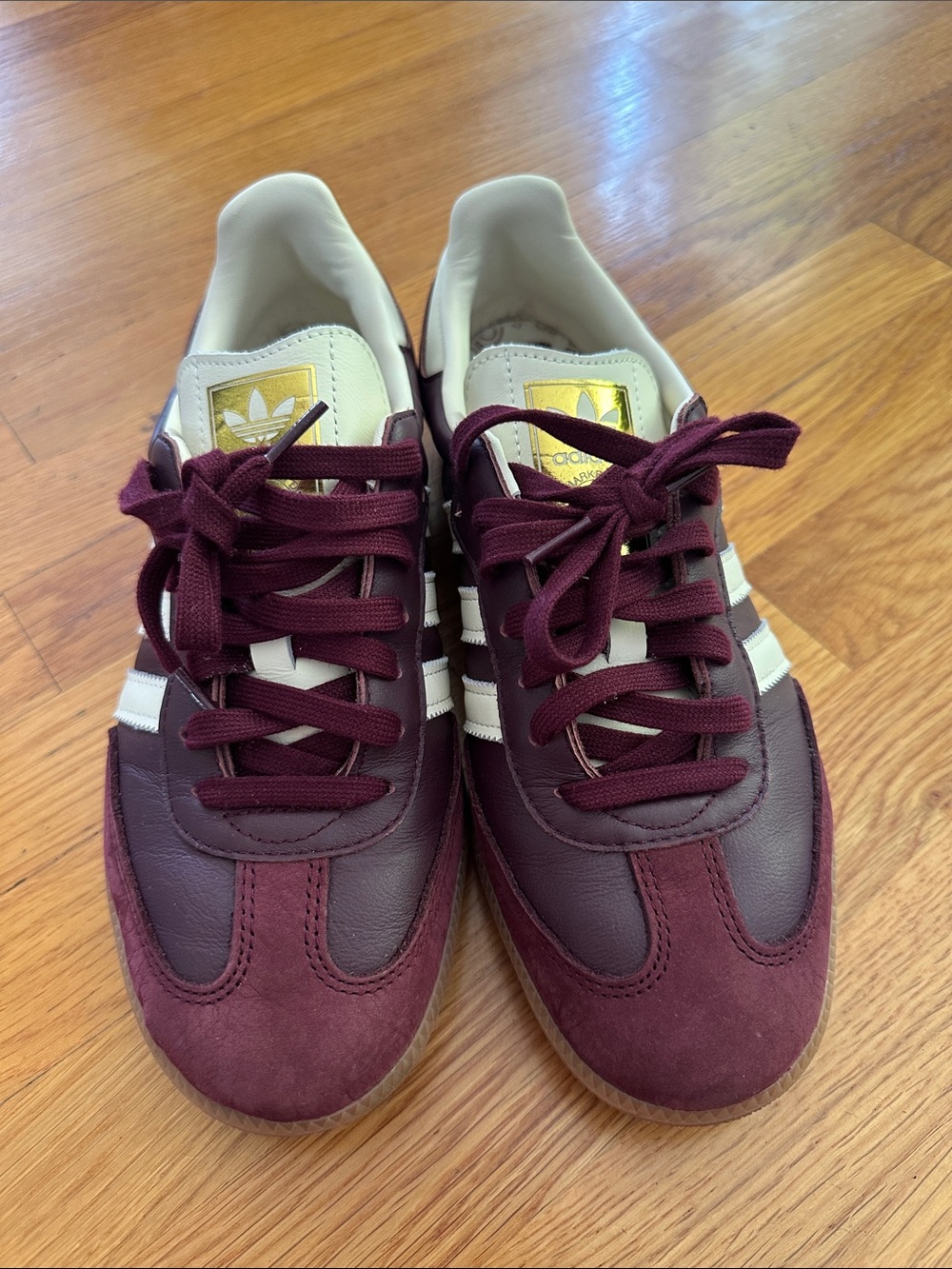 adidas Samba in Maroon - Picture 3 of 7